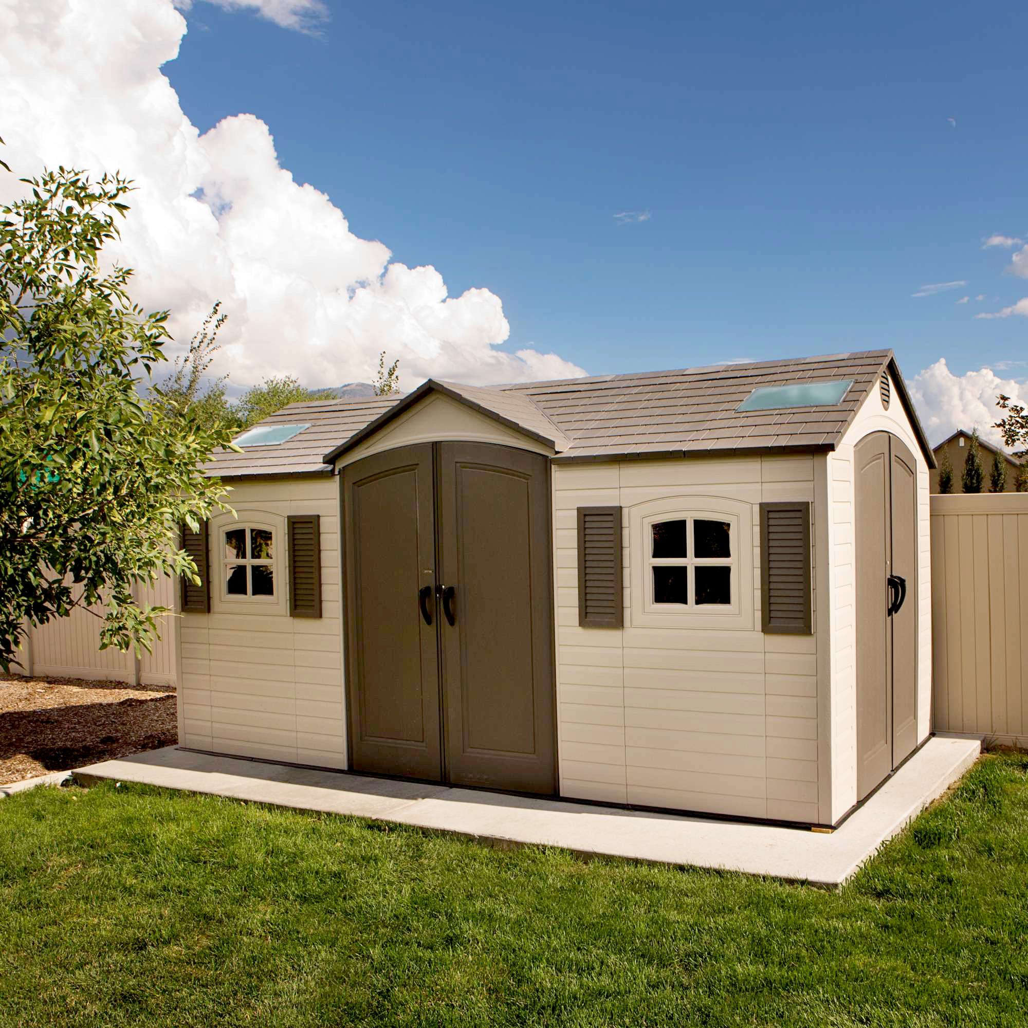 Lifetime 15' x 8' Dual Entry Shed