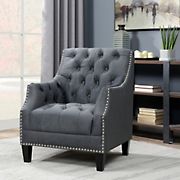 Picket House Furnishings Perry Accent Chair - Charcoal
