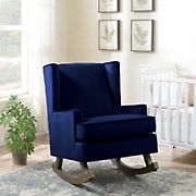 Picket House Furnishings Lily Glider Chair - Ink Blue