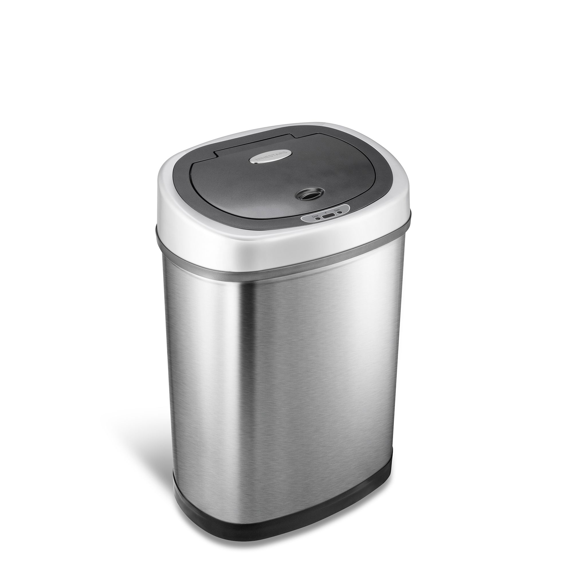 Innovaze 13 Gal. /50 l Stainless Steel Oval Motion Sensor Kitchen Trash Can  MGCS-AS2008 - The Home Depot