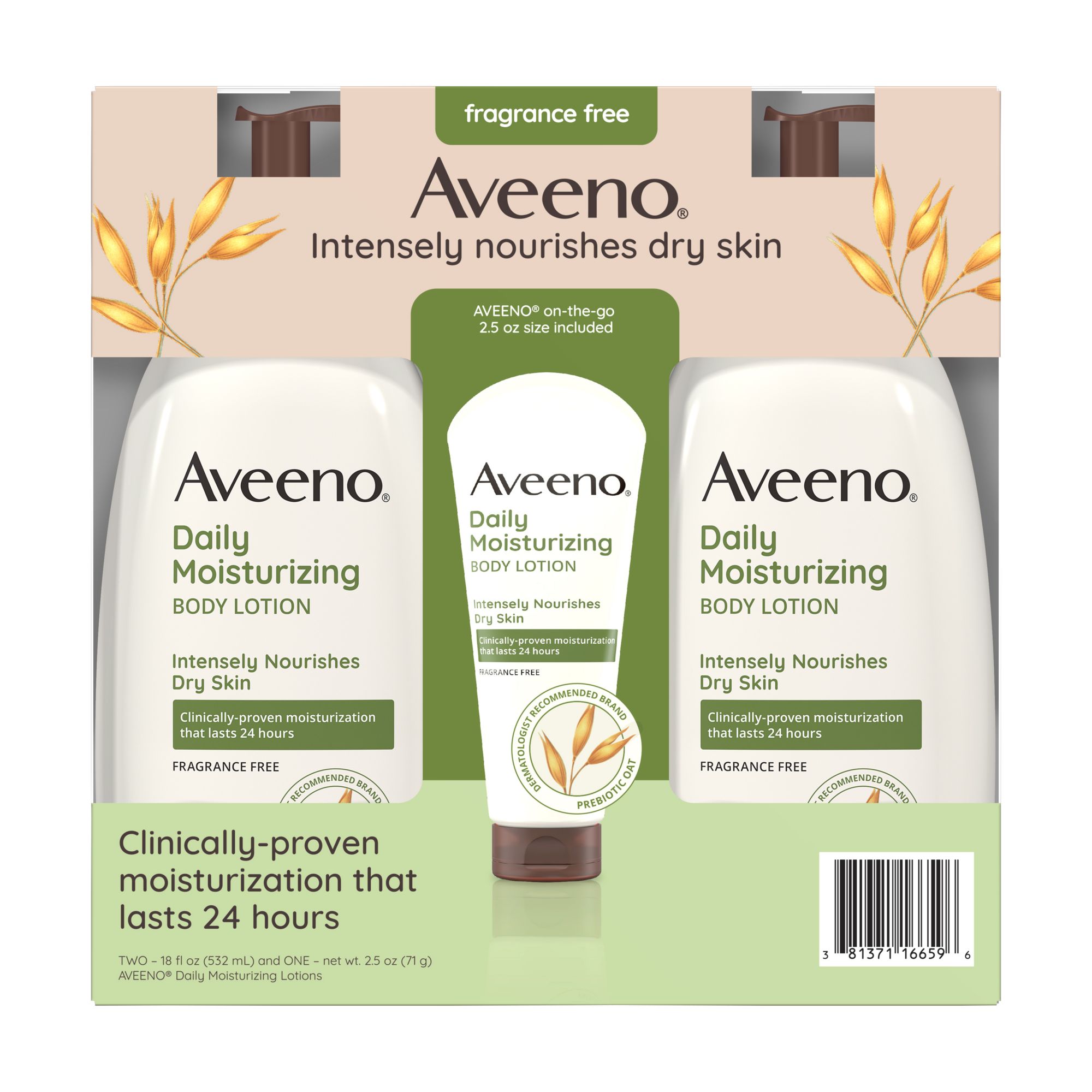 Aveeno Daily Moisturizing Lotion For Dry Skin Bjs Wholesale Club