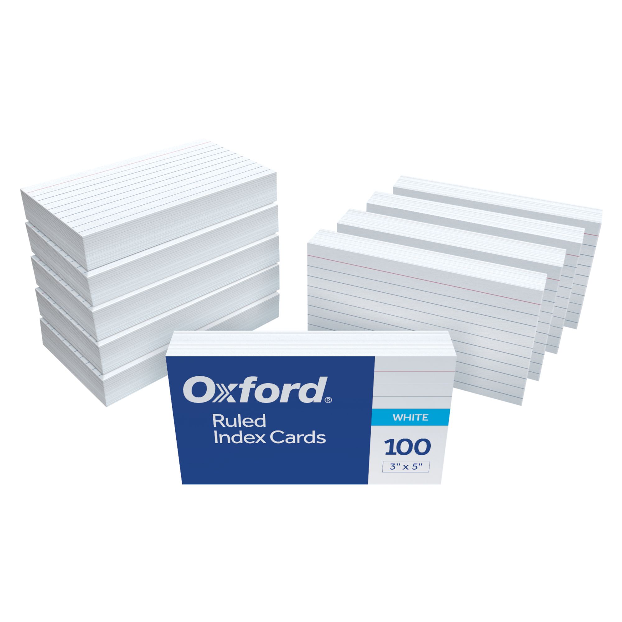 Oxford Ruled White Index Cards, 3&quot; x 5&quot;, 1,000 ct.