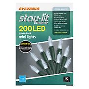 Sylvania Staylit Cool White Glass-Look LED Lights, 200 ct.