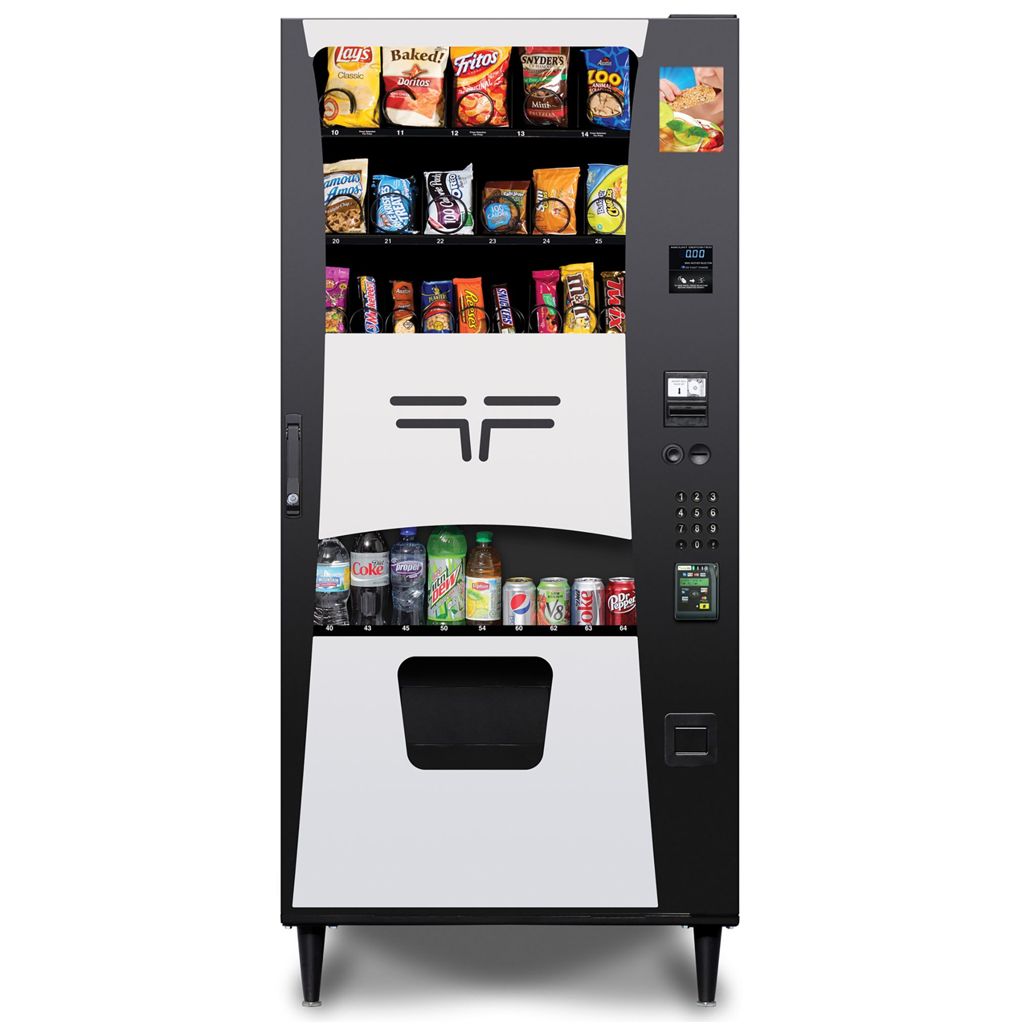 Selectivend SV 9-20 Snack and Beverage Vending Machine with Credit Card Reader