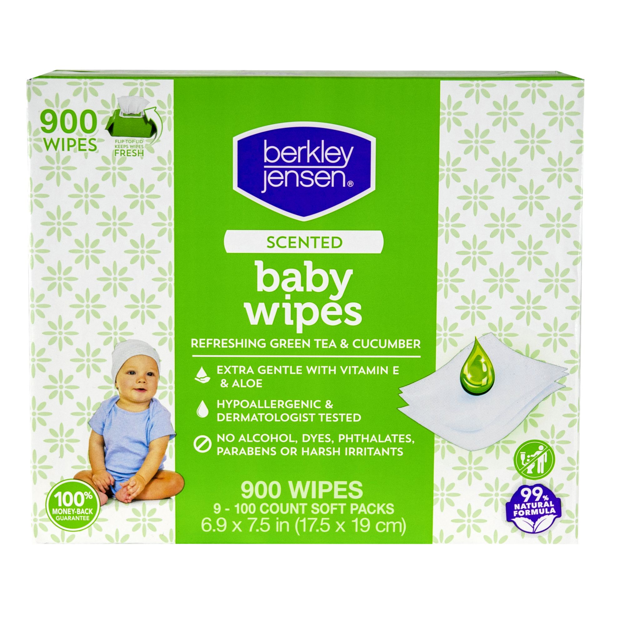 cucumber and green tea baby wipes