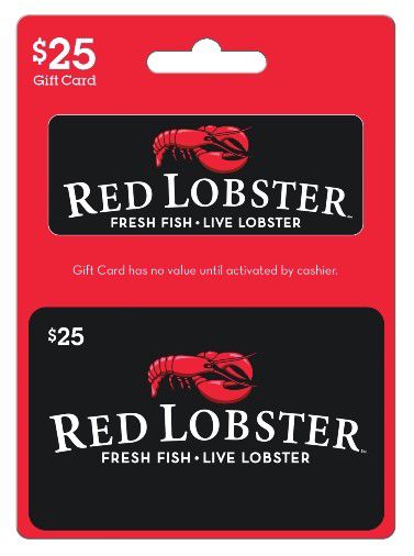 $25 Red Lobster Gift Card