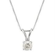 .20 ct. t.w. Diamond Solitaire Pendant Necklace in 14k Gold