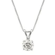 .50 ct. t.w. Diamond Solitaire Necklace in 14k Gold