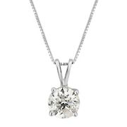 1.00 ct. t.w. Diamond Solitaire Necklace in 14k Gold
