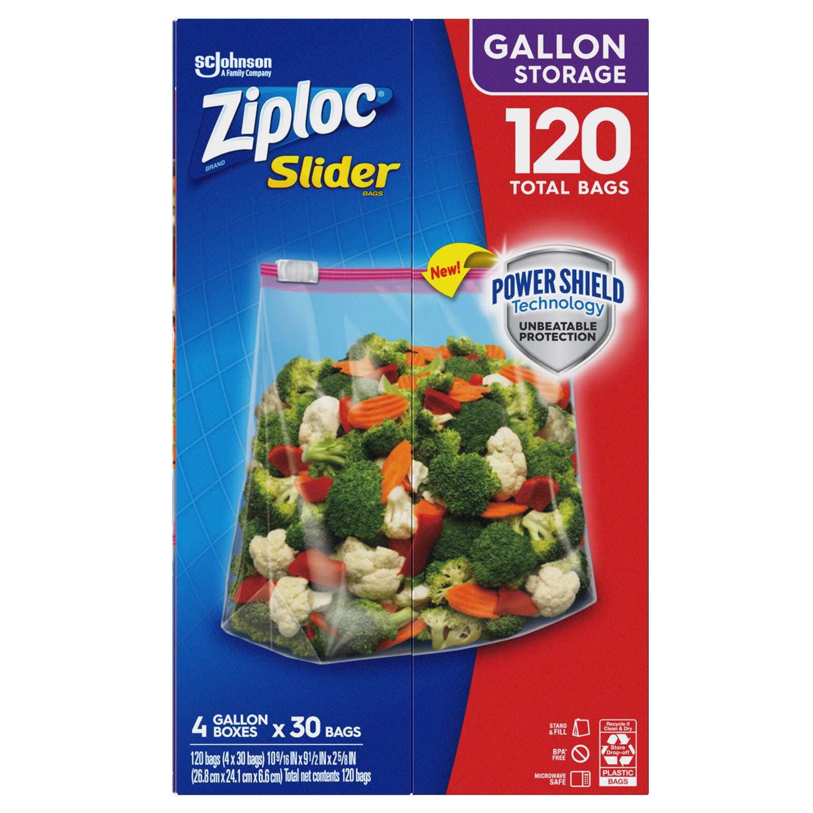 Ziploc® Brand Quart Freezer Bags Mega Pack, 75 ct - Baker's