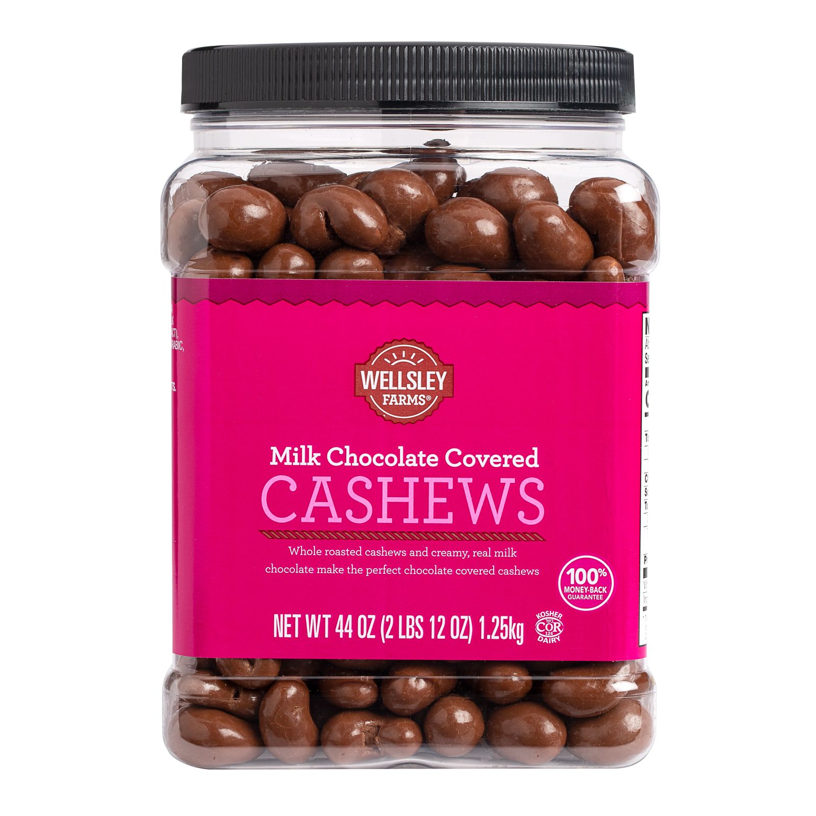 Wellsley Farms Milk Chocolate Covered Cashews, 44 oz.