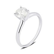 .75 ct. t.w. Round Diamond Solitaire Ring in 14K White Gold