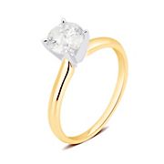 .75 ct. t.w. Round Diamond Solitaire Ring in 14K Yellow Gold