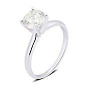 1.00 ct. t.w. Round Diamond Solitaire Ring in 14K White Gold