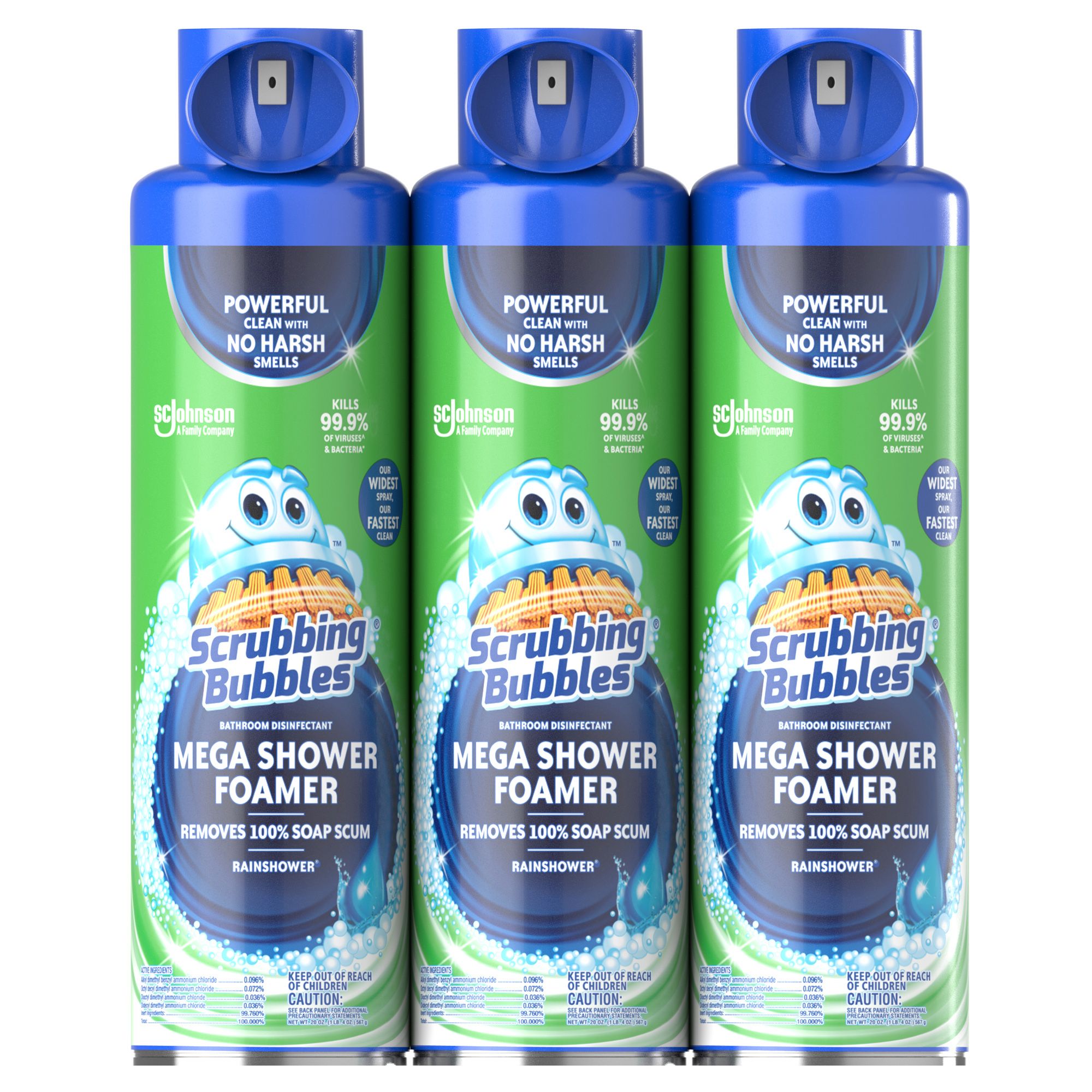 Scrubbing Bubbles® Disinfectant Bathroom Cleaner II, Rain Shower