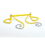 Creative Cedar Designs 18&quot; Ultimate Rings and Trapeze Bar - Yellow