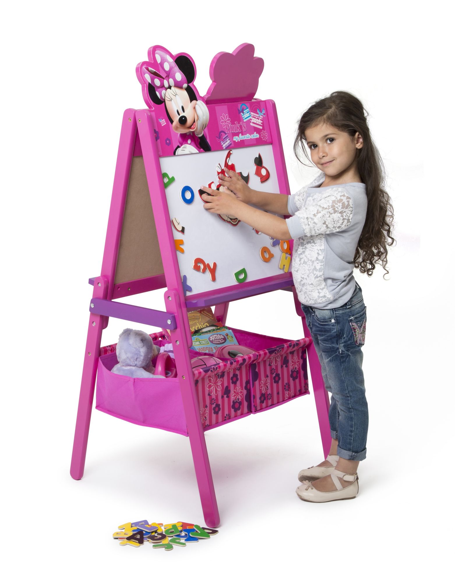 Delta Children Disney Minnie Mouse Double-Sided Activity Easel