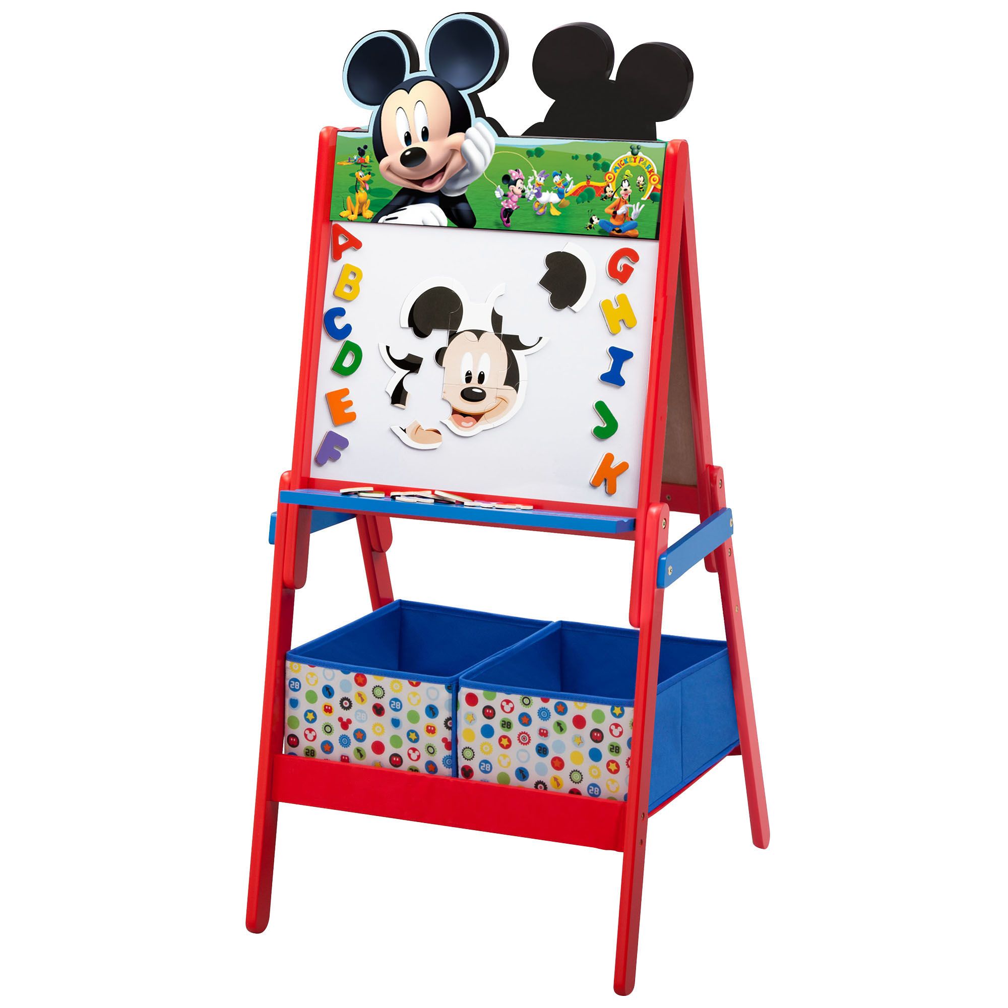 Delta Children Disney Mickey Mouse Double-Sided Activity Easel