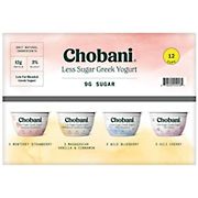 Chobani Less Sugar Greek Yogurt, 12 ct.