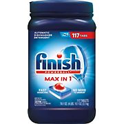 Finish Max-in-One Dishwasher Detergent Powerball Tabs, 117 ct.