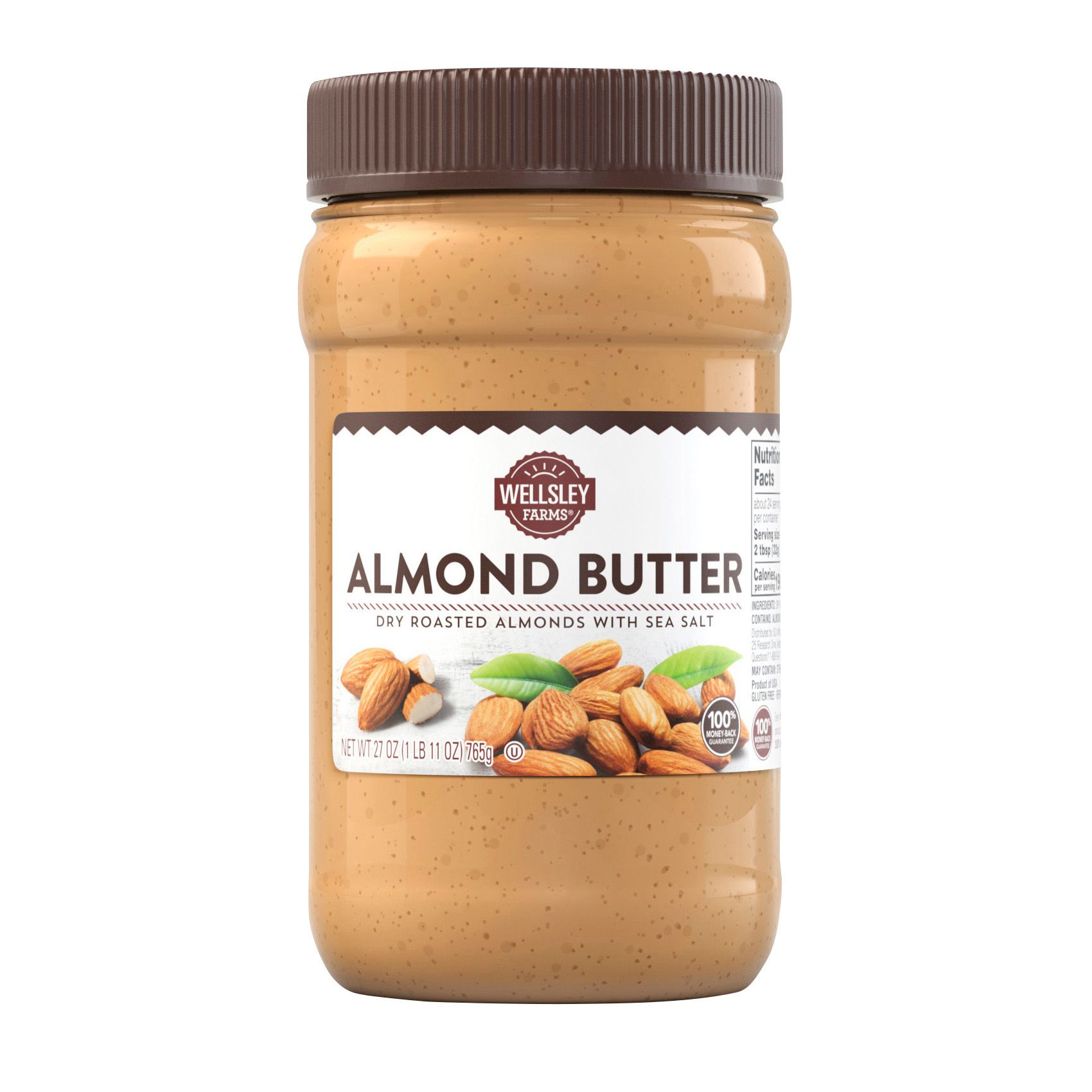 Wellsley Farms Almond Butter with Sea Salt, 27 oz.