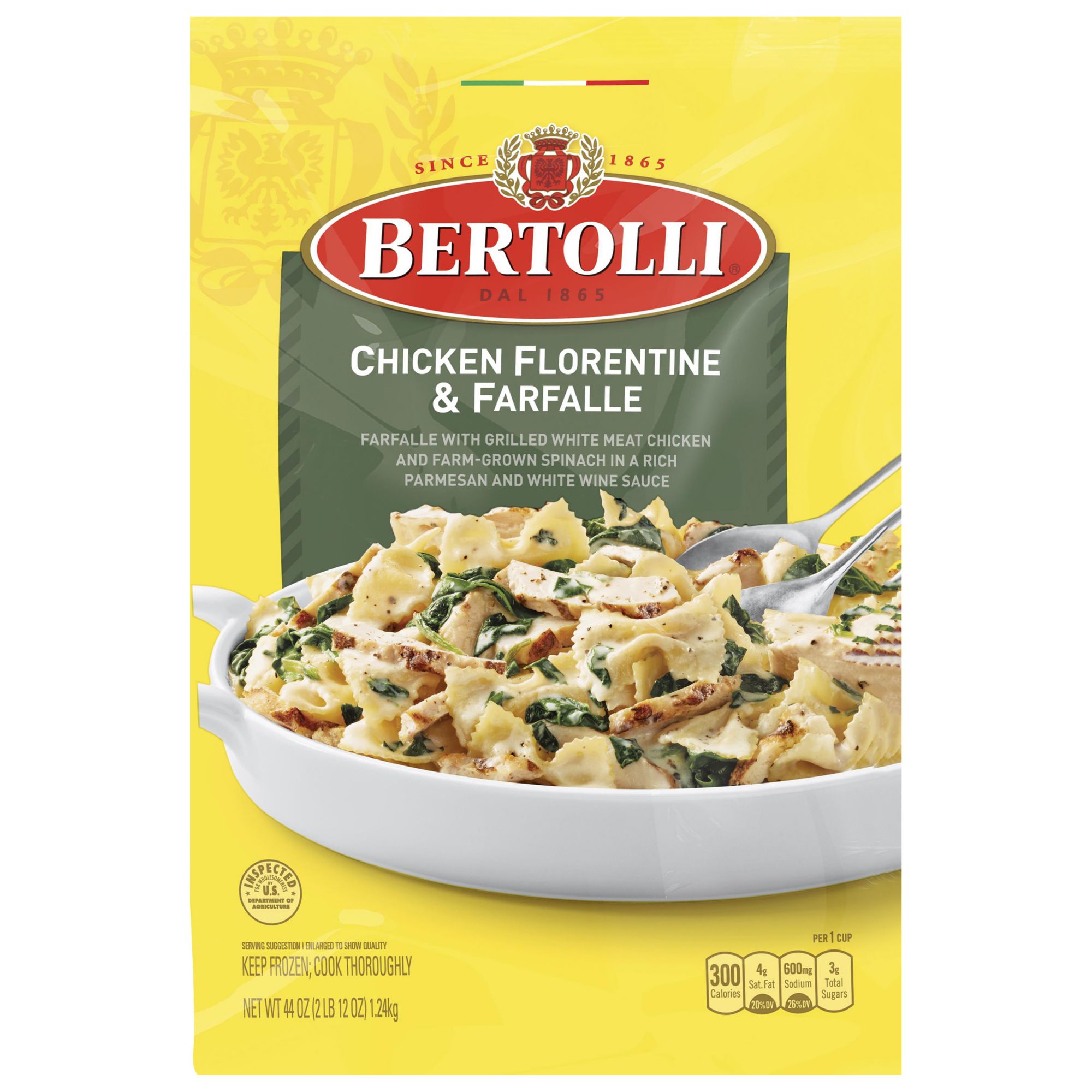 Bertolli Chicken Florentine and Farfalle Skillet Meal, 44 oz.