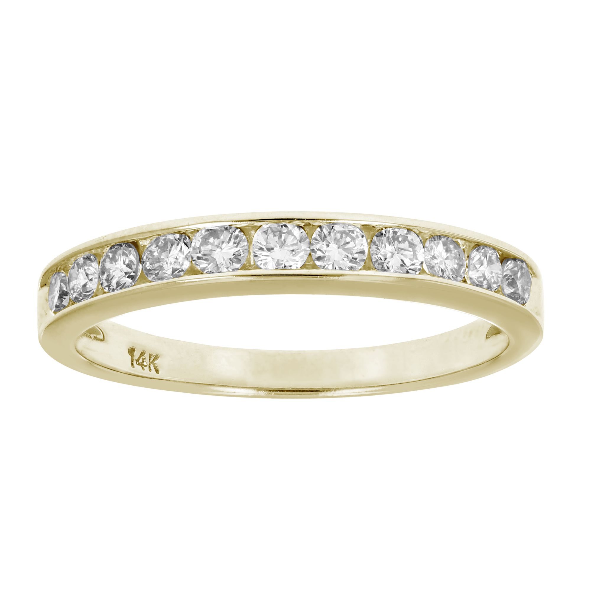 Amairah .50 ct. t.w. Diamond Classic Wedding Band in 14k Yellow Gold, Size 5