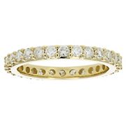 Amairah 1.00 ct. t.w. Diamond Eternity Ring in 14k Yellow Gold, Size 6