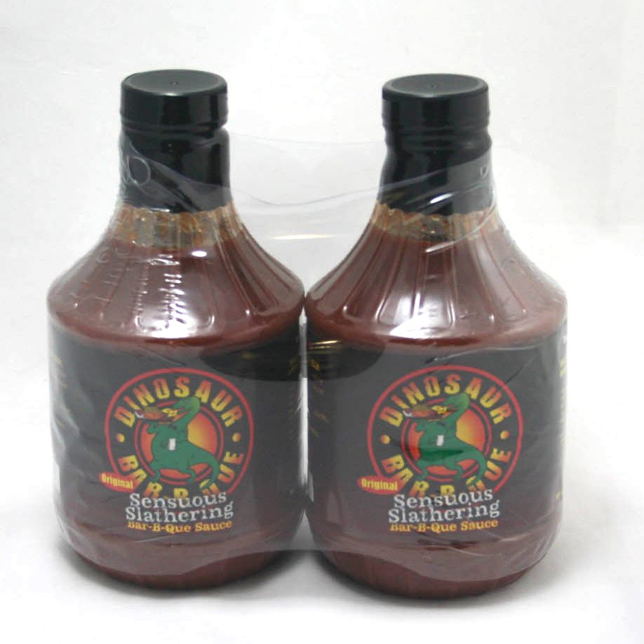 Dinosaur Bar-B-Que Original Sensuous Slathering BBQ Sauce, 2 pk./33.8 oz.