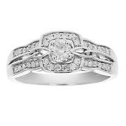 Amairah .50 ct. t.w. Diamond Engagement Ring in 14k White Gold, Size 6