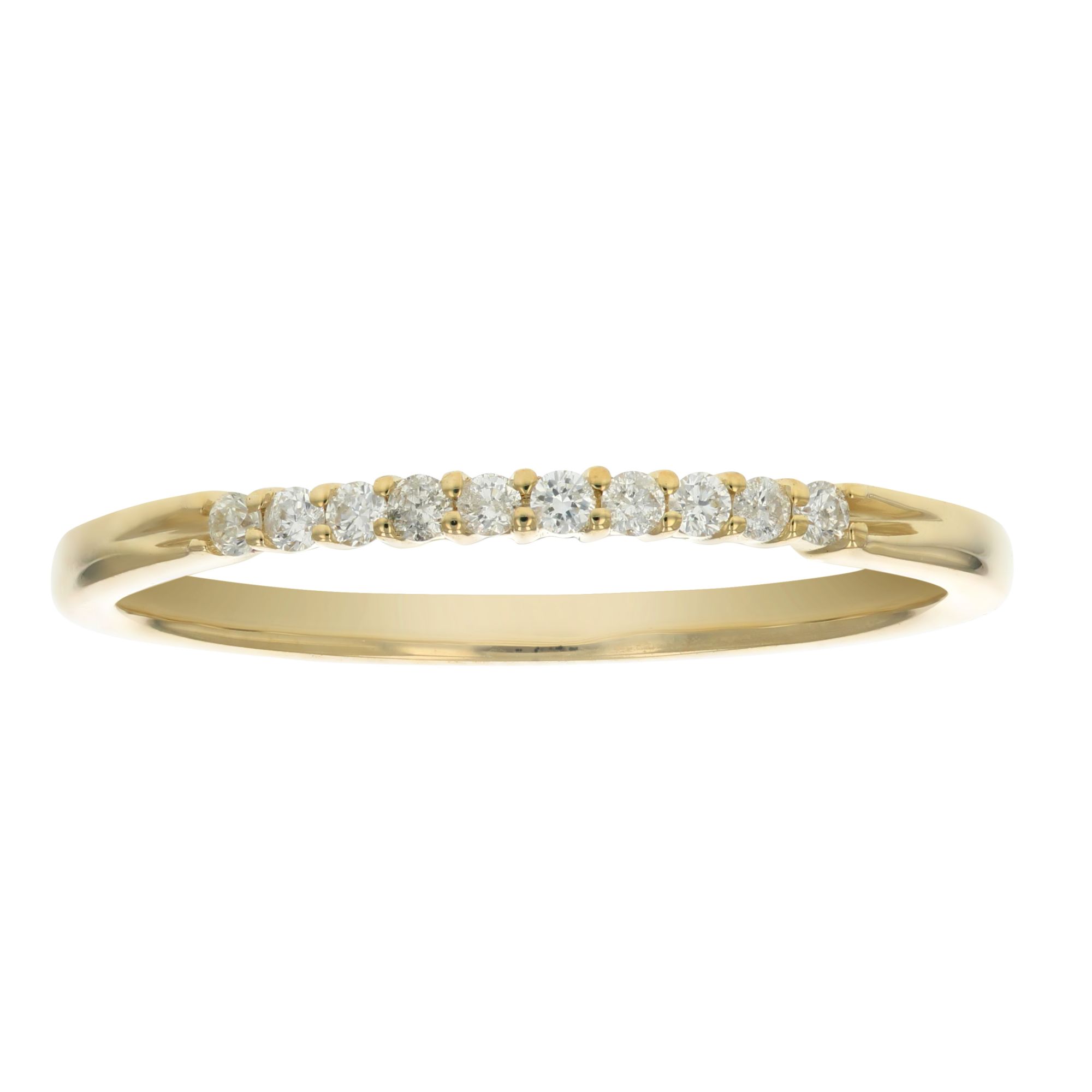 Amairah .10 ct. t.w. Petite Diamond Wedding Band in 10k Yellow Gold, Size 6