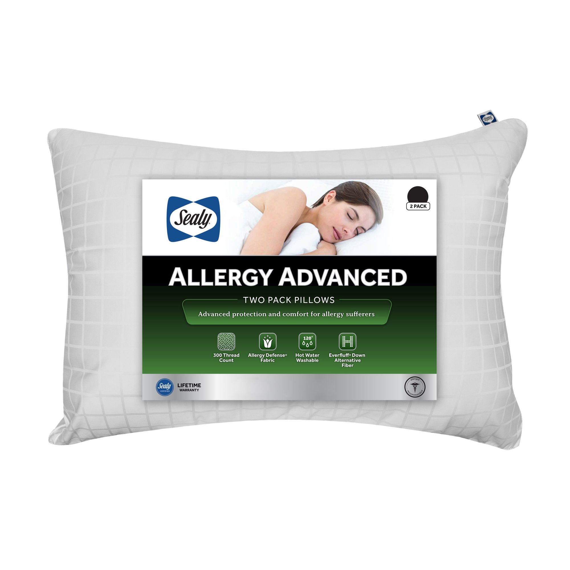 Sealy Silver Series Relaxing Comfort Pillow