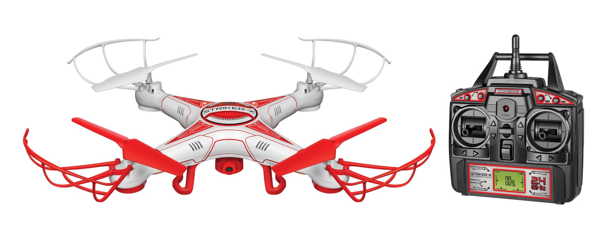 World Tech Toys Striker-X 720p Camera Drone Bundle