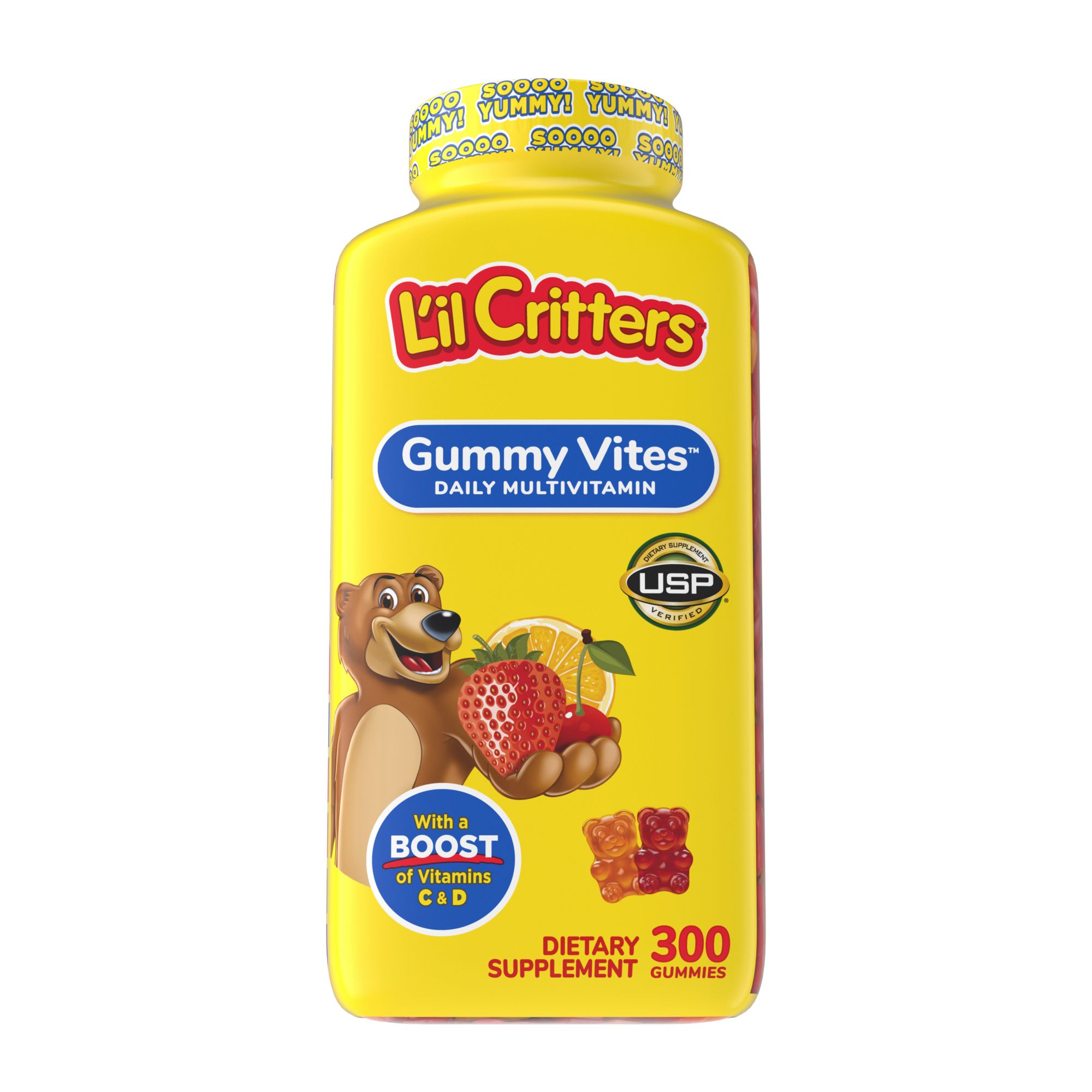 L'il Critters Gummy Vites Multivitamin Dietary Supplement, 300 ct.