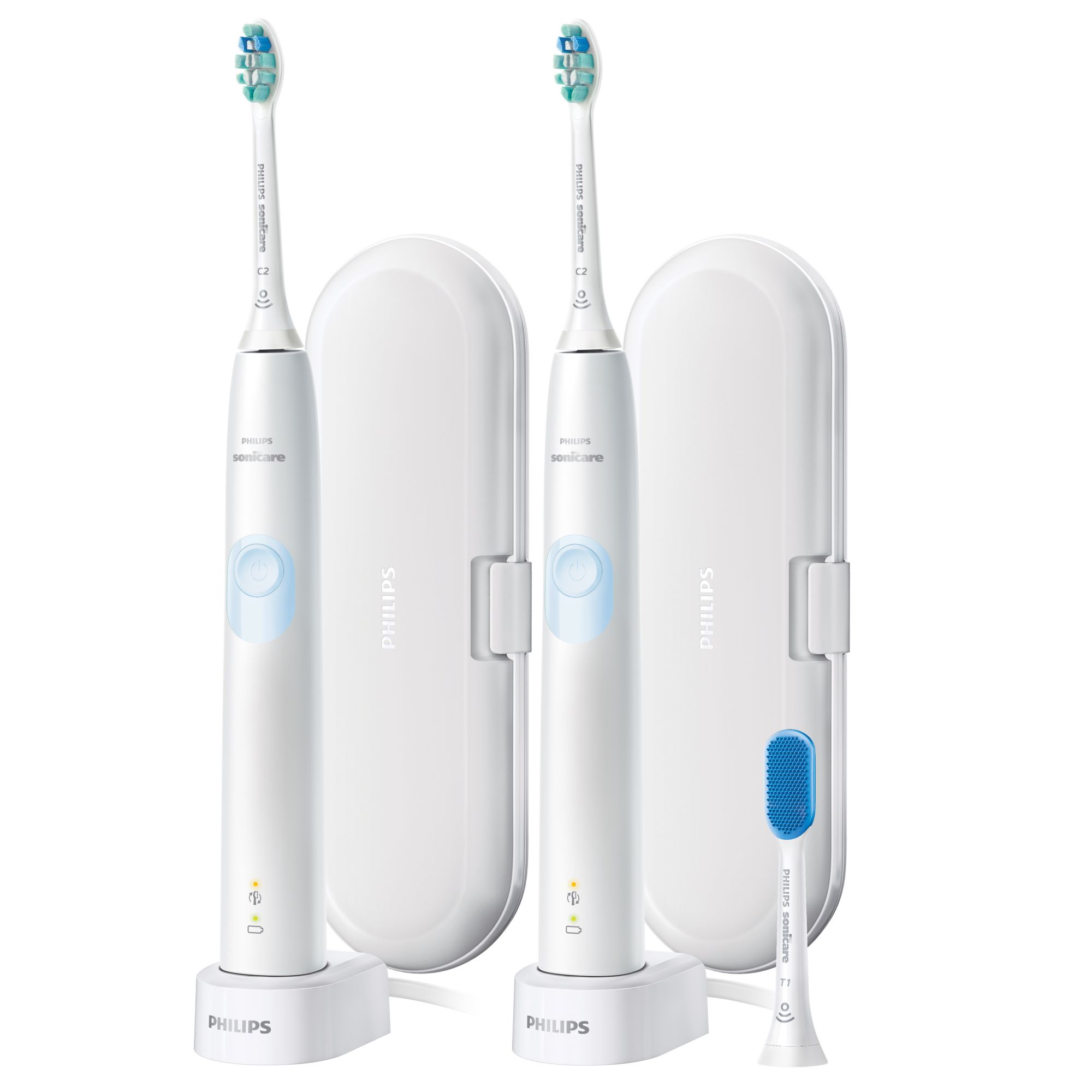 Philips Sonicare Protective Clean 4300 Plaque Control Rechargeable Toothbrush Bundle, 9-pc.