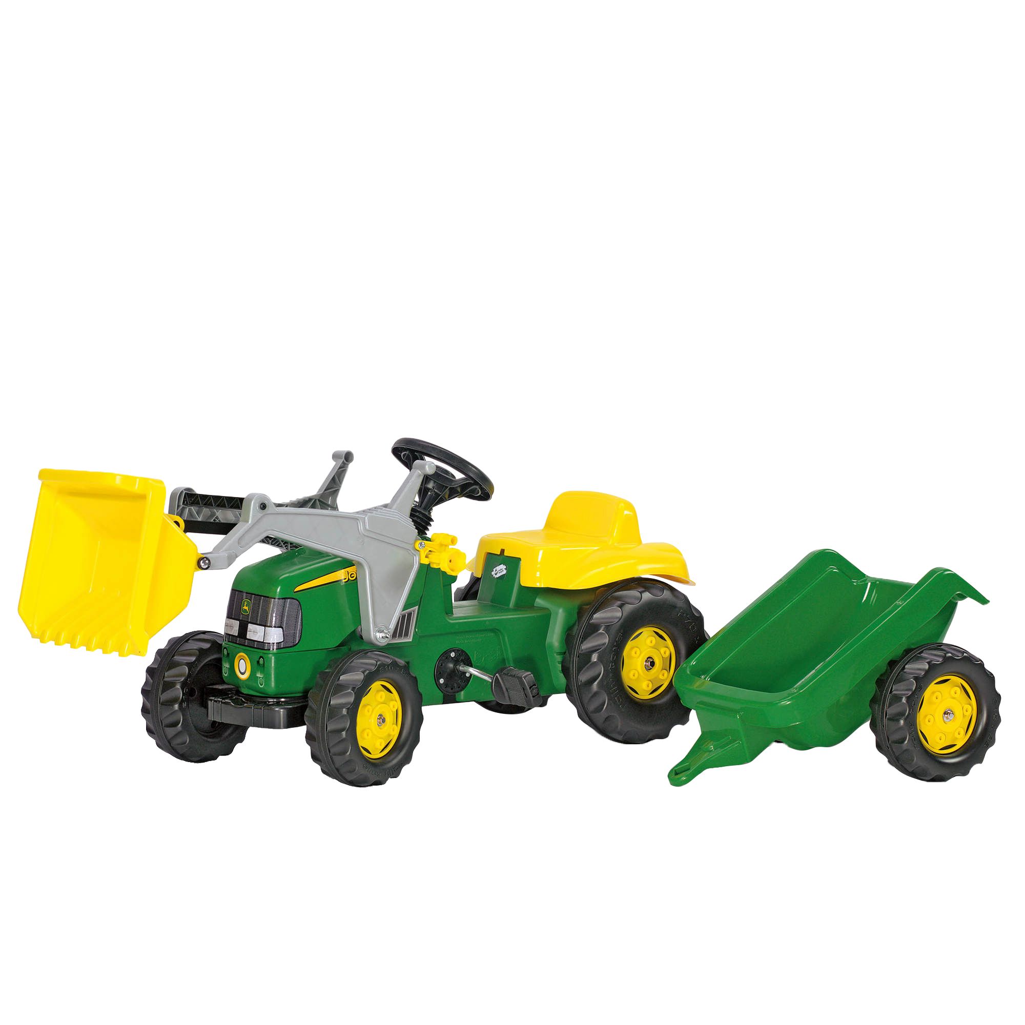 rolly john deere backhoe loader ride on