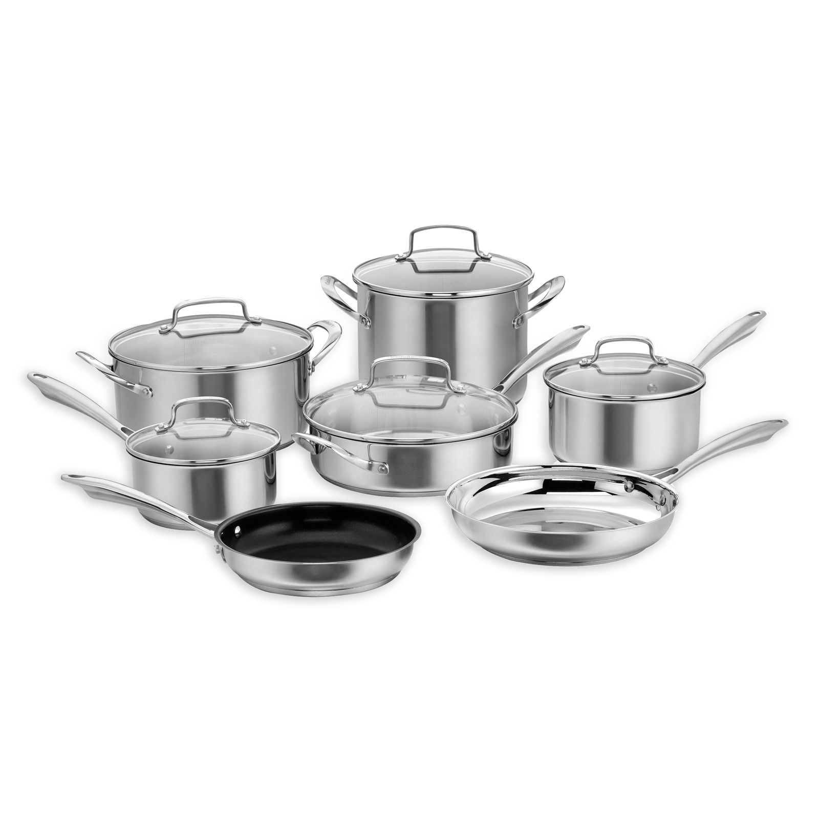 Cuisinart Professional 12-Pc. Stainless Cookware Set