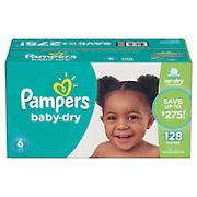 Pampers Baby Dry Diapers (Select Size)