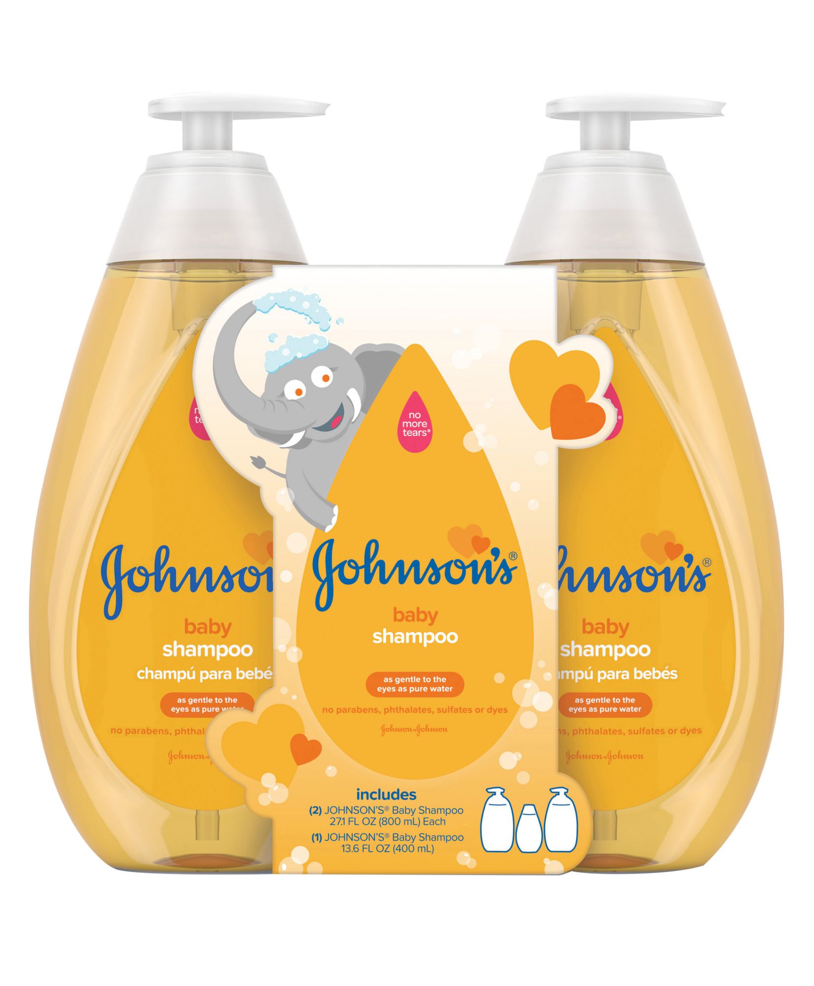 mini johnson's baby shampoo