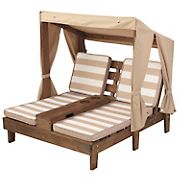 KidKraft Double Chaise Lounge with Cup Holder