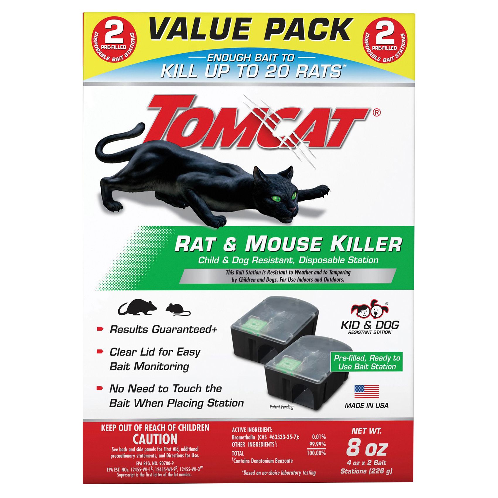 2 Pack Mouse Traps Rat Mice Killer Rodent Heavy Duty Trap Indoor and Outdoor