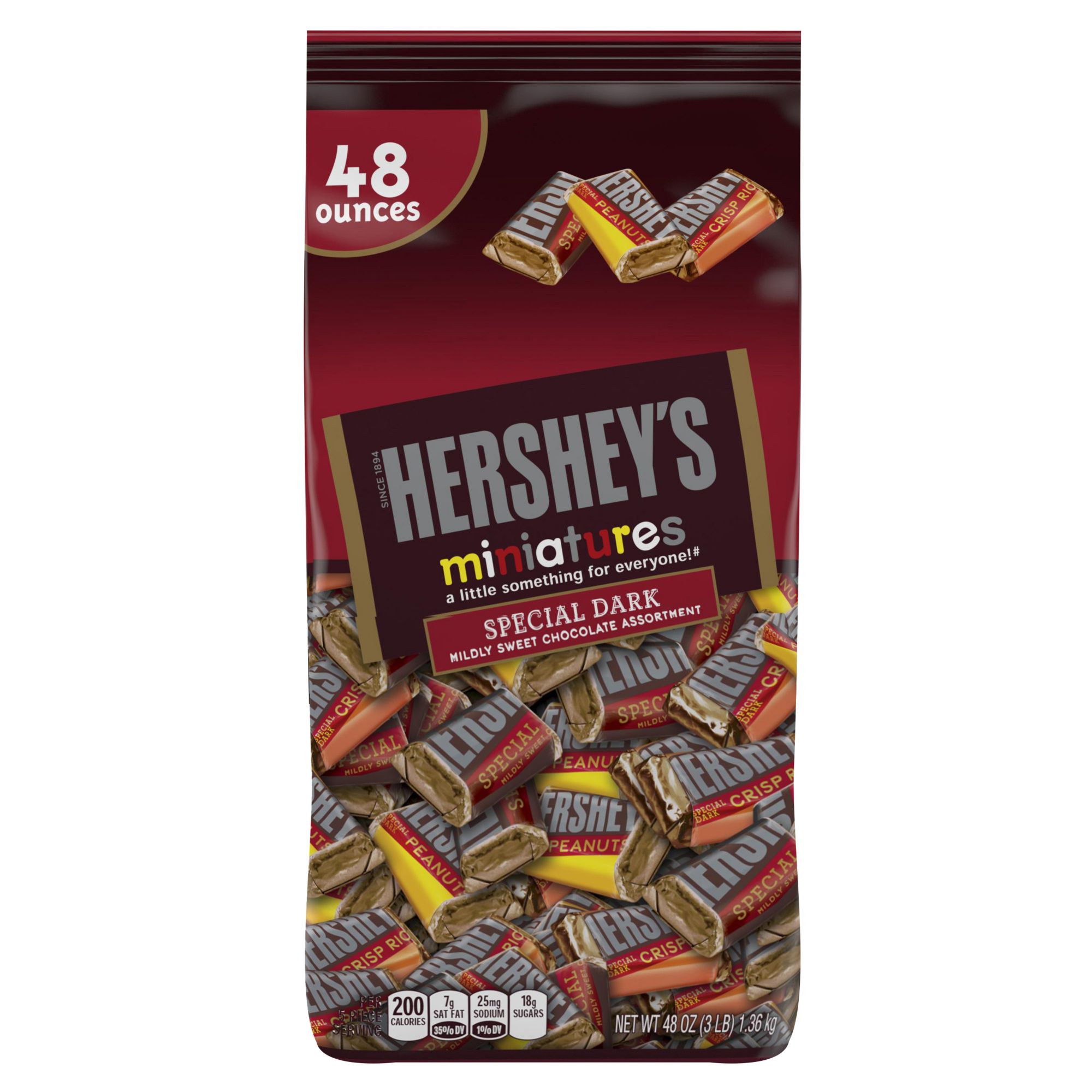 Hershey's Special Dark Chocolate Miniatures, 48 oz.