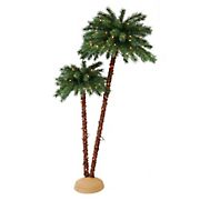 Puleo International 6' and 3.5' Lighted Palm Tree
