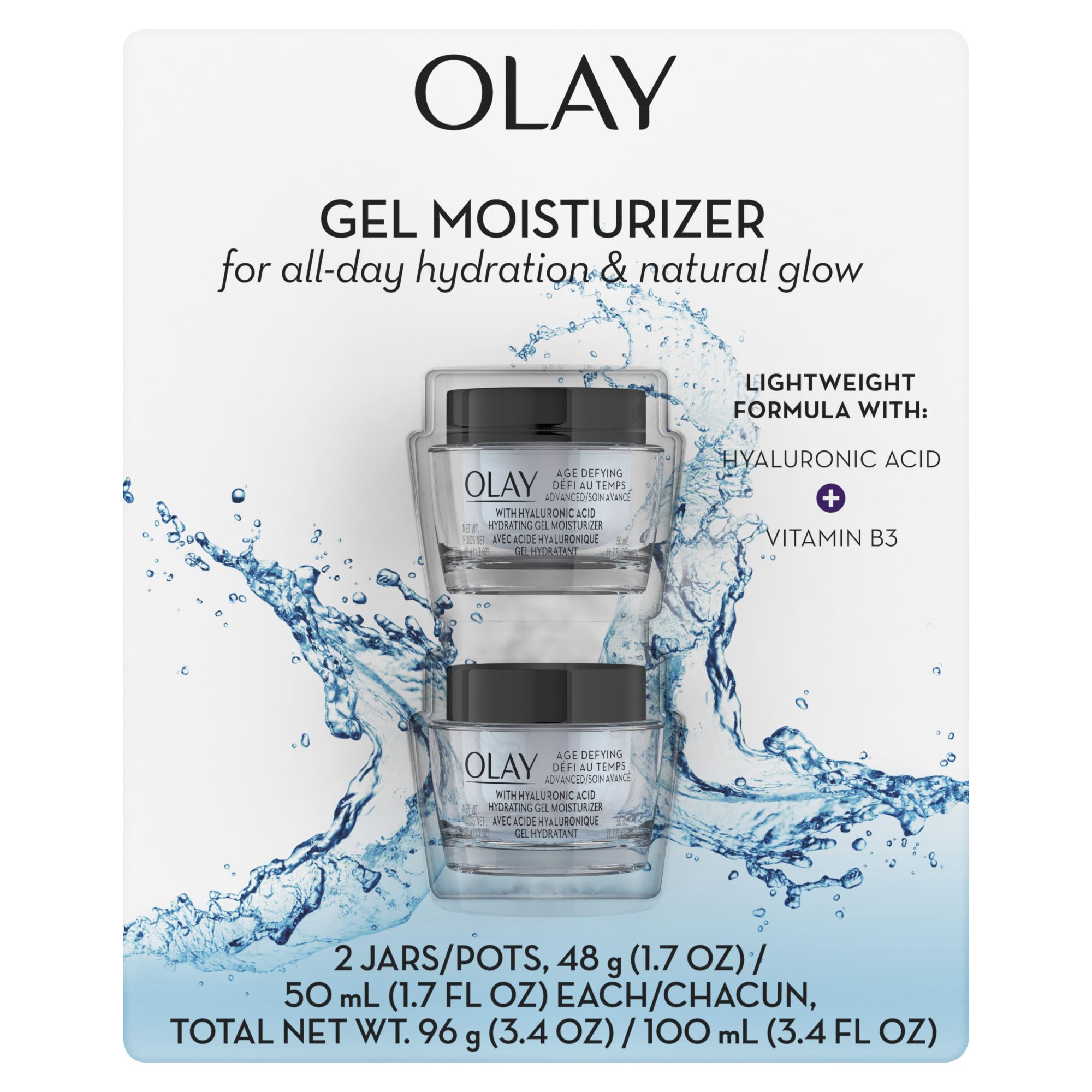 olay age defying hydrating gel moisturizer