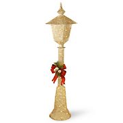 National Tree Company 60&quot; Pre-Lit Crystal Champagne Lamppost