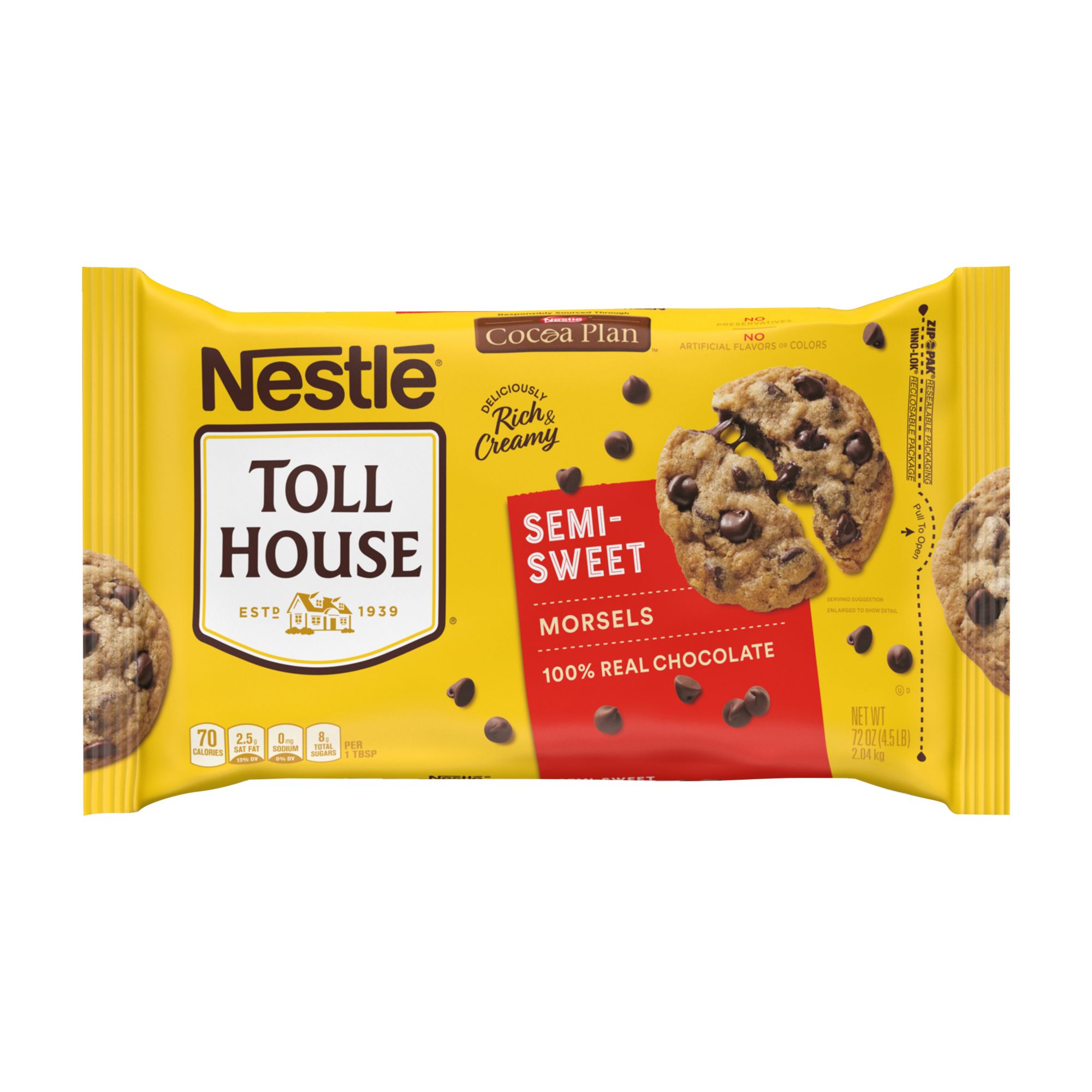 Nestle Toll House Morsels, 72 oz.