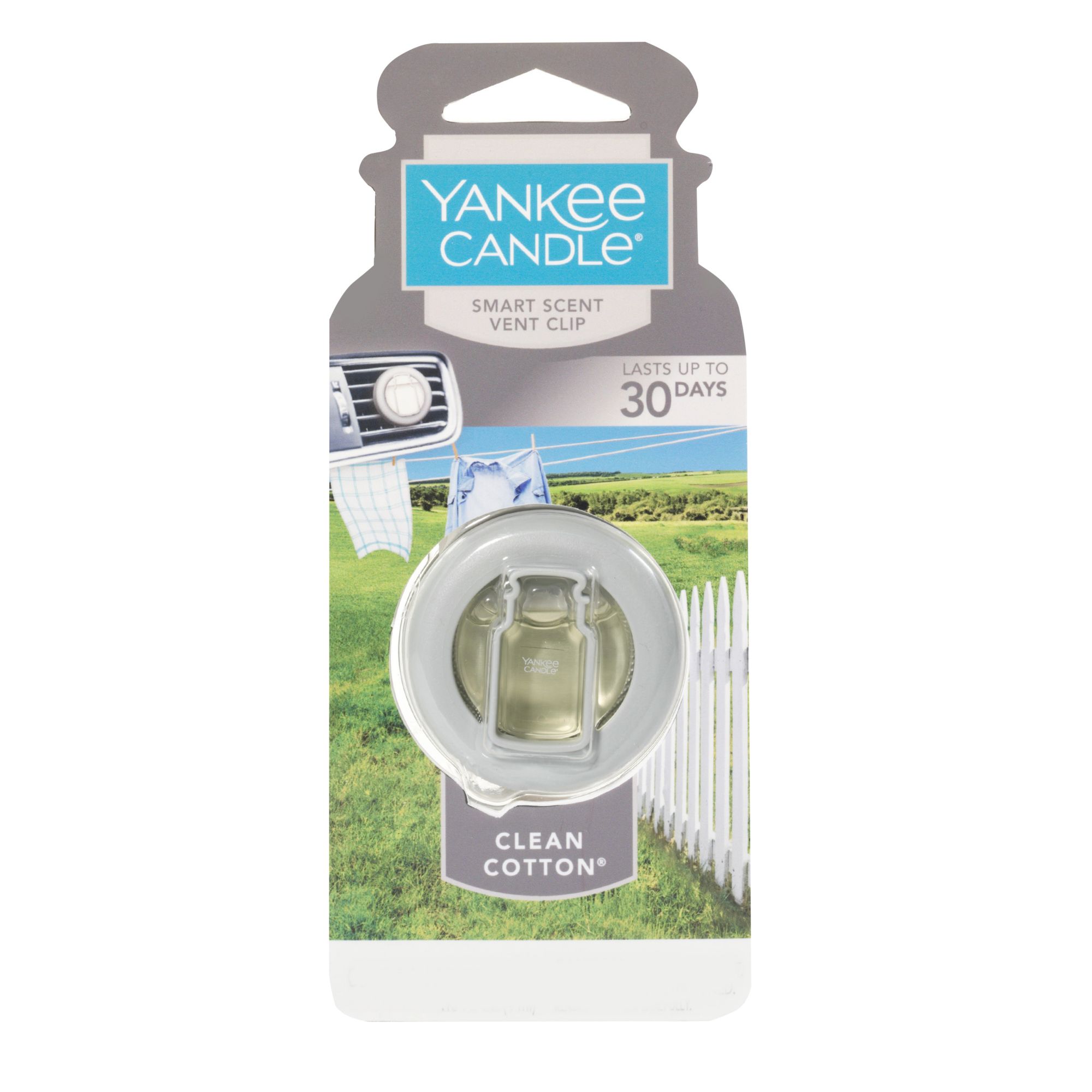 Yankee Candle Smart Scent Vent Clip - Clean Cotton