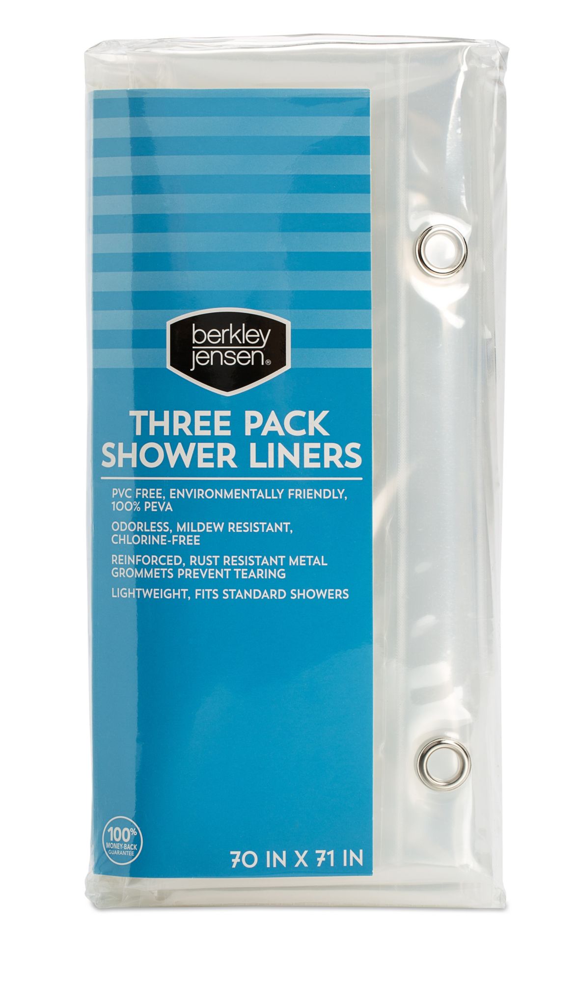 Berkley Jensen 3 Pc. Shower Curtain Liners