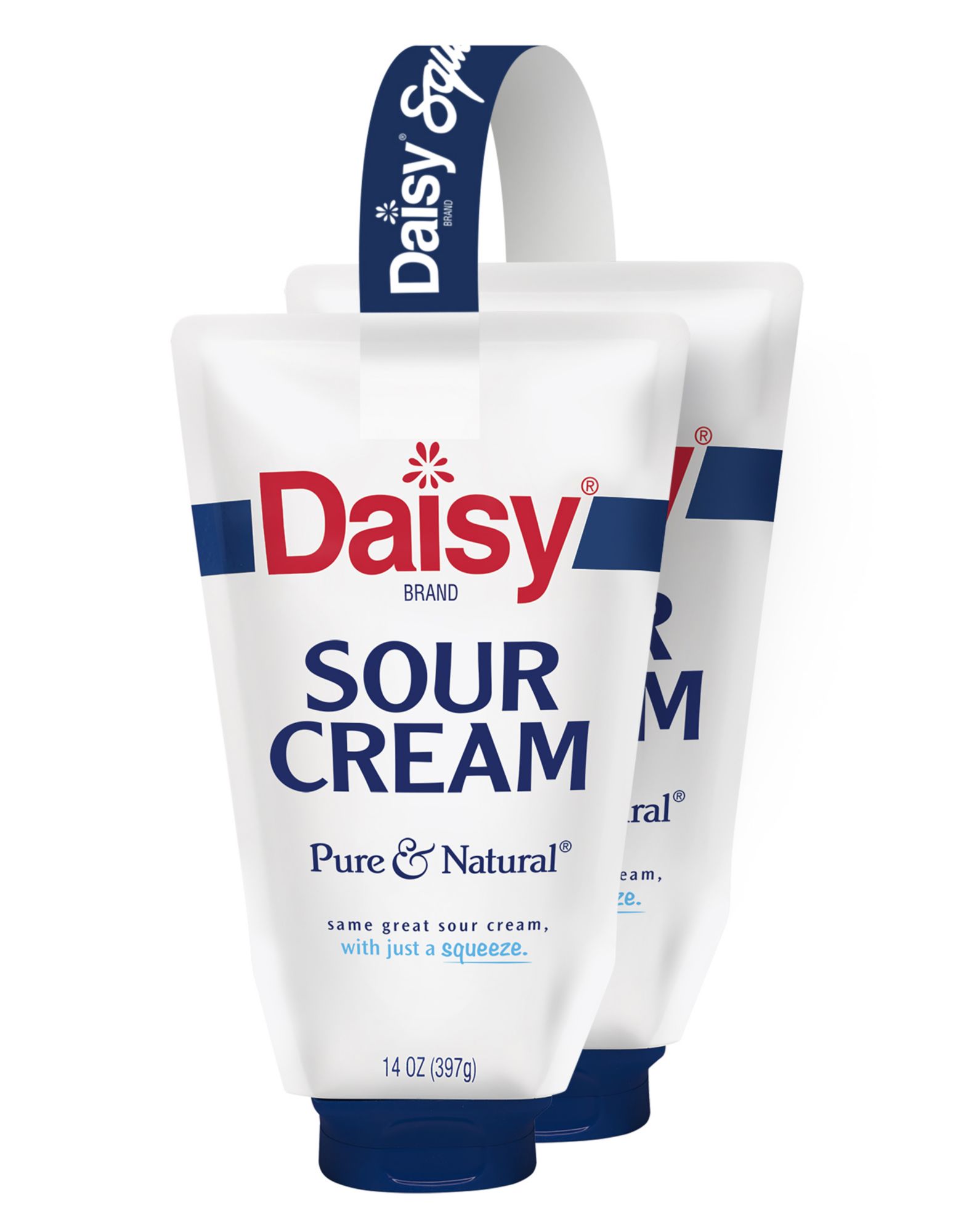 Daisy Brand Squeezable Sour Cream Pouches, 2 pk./14 oz.