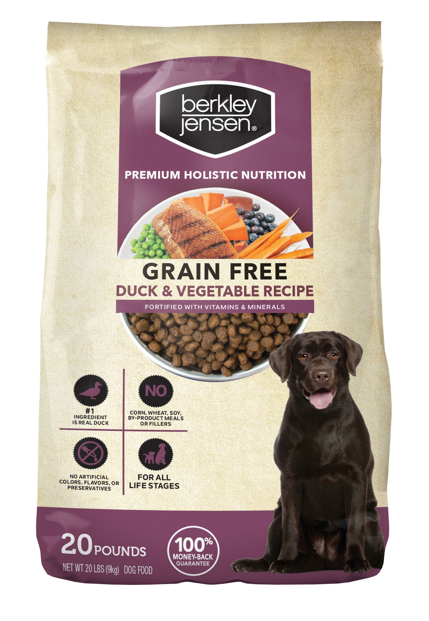 Berkley Jensen Grain Free Duck and Vegetable Dry Dog Food BJ s